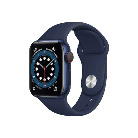 ساعت هوشمند اپل مدل Watch Series 6 سایز ۴۴ میلی‌متر / بند سیلیکونی