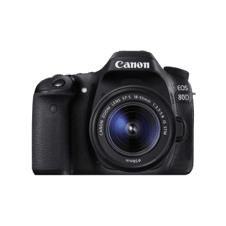 دوربین عکاسی کانن مدل EOS 80D Kit 18-55mm f/3.5-5.6 IS STM