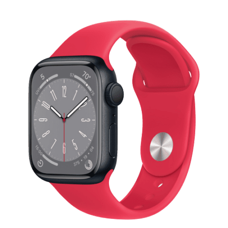ساعت هوشمند اپل مدل Watch Series 8 سایز ۴۵ میلی‌متر / بند سیلیکونی
