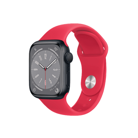 ساعت هوشمند اپل مدل Watch Series 8 سایز 45 میلی‌متر / بند سیلیکونی